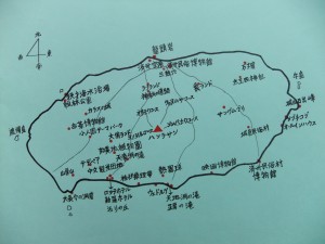 済州島観光地図