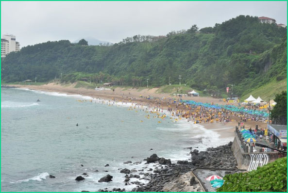 済州島 中文海水浴場