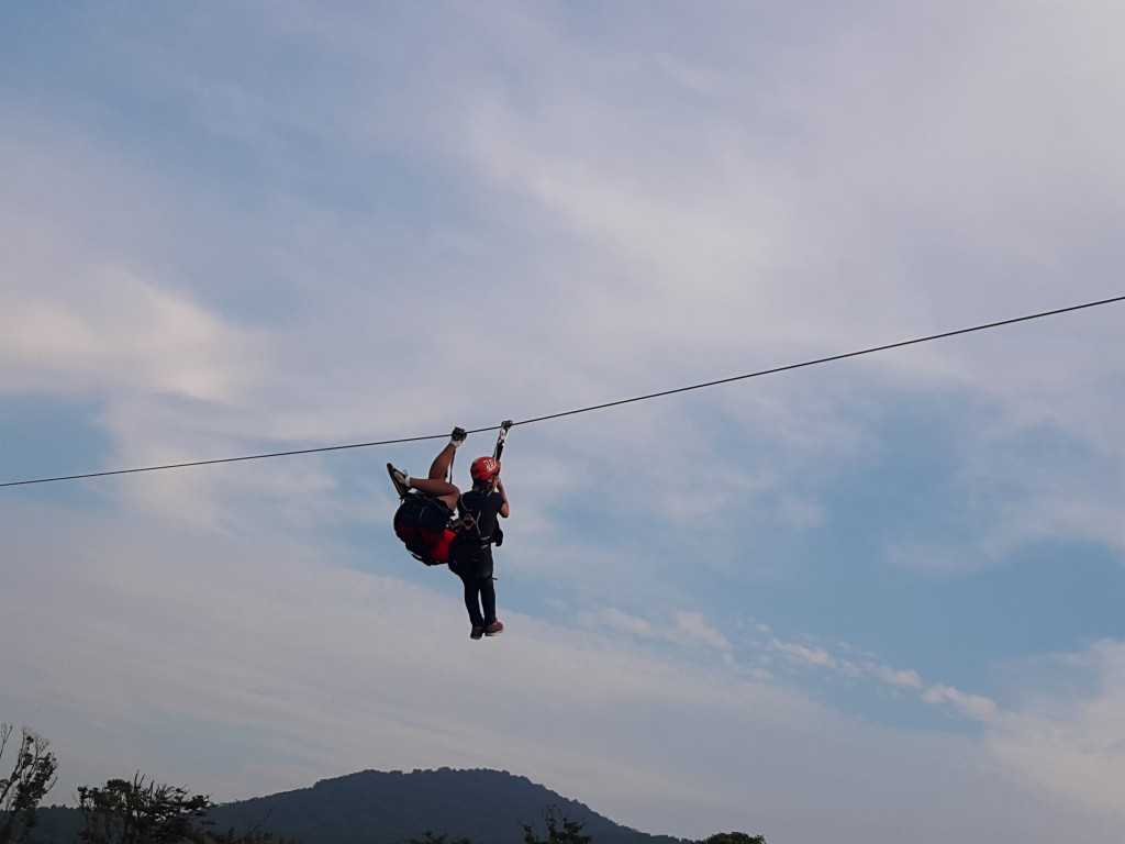 スリルあふれるZipライン、済州島(チェジュ島)観光タクシージャンボタクシーとともにしてください。